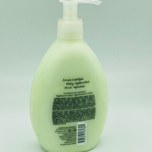 NEW Back To Basics Green Tea Body Lotion Refreshing 10 oz Graham Webb. - Picture 3 of 4